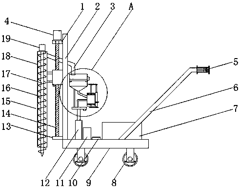 Soil collection device and collection method thereof