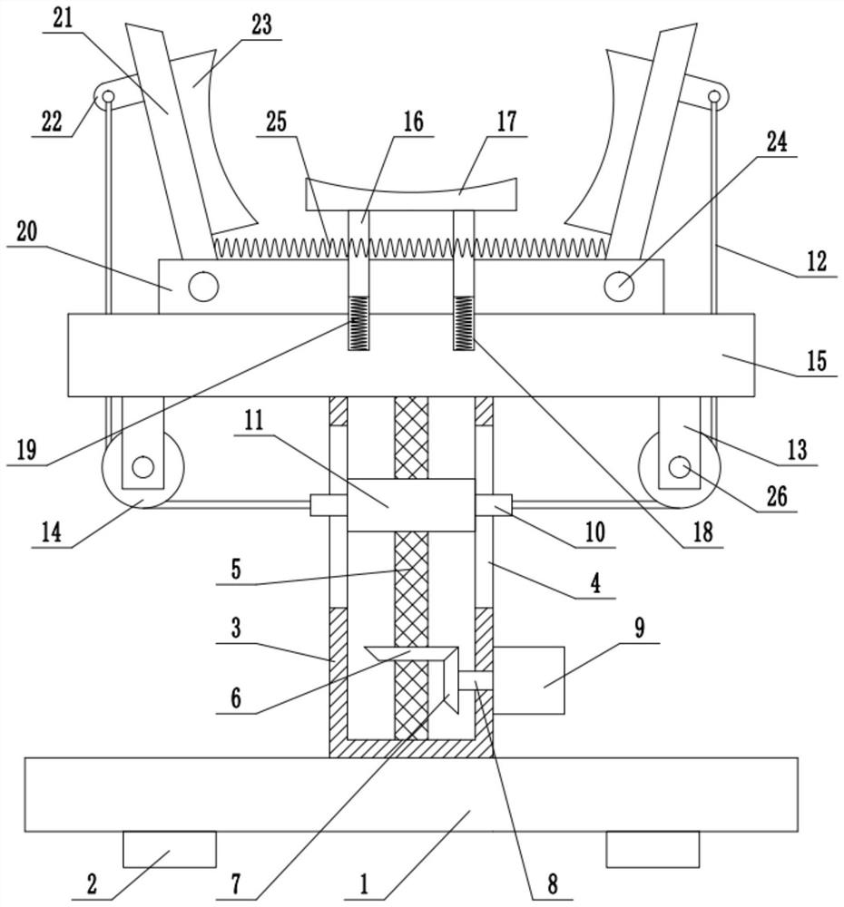 Head fixing device for neurosurgery department