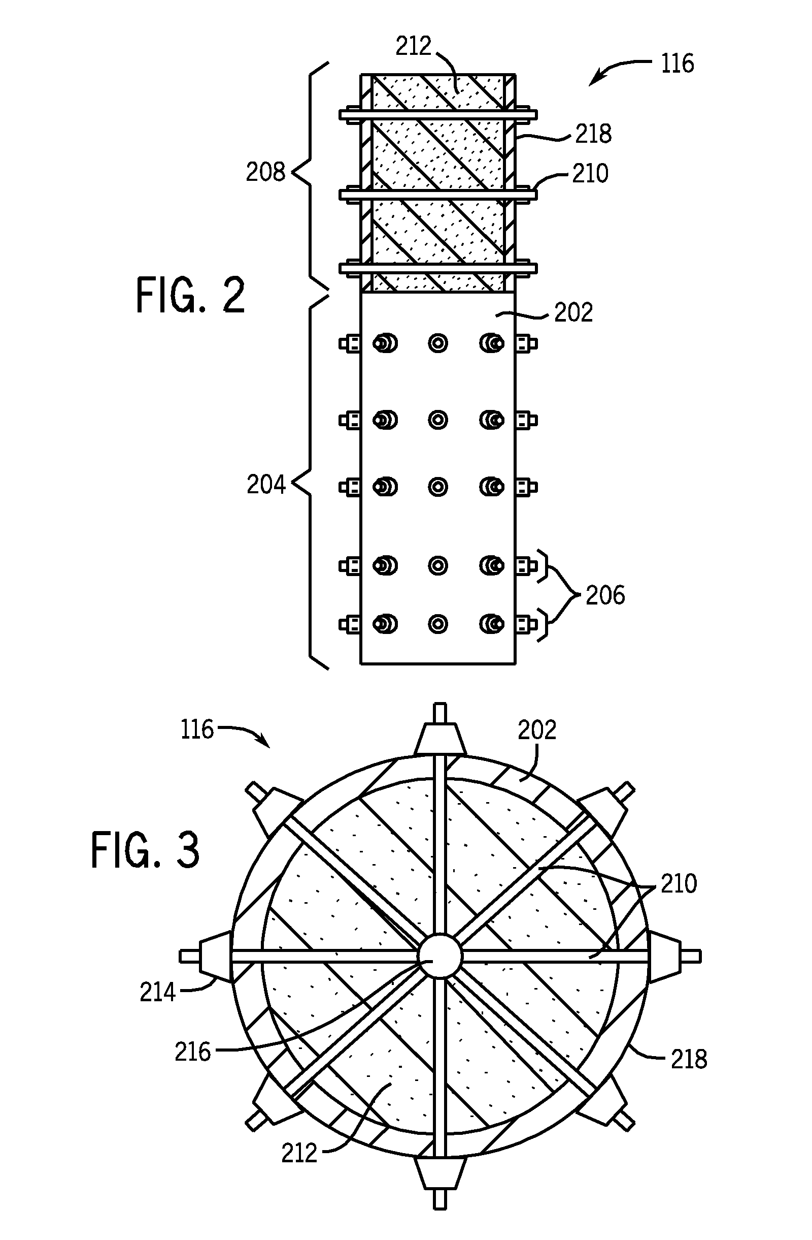 Reinforced thermal energy storage pressure vessel for an adiabatic compressed air energy storage system