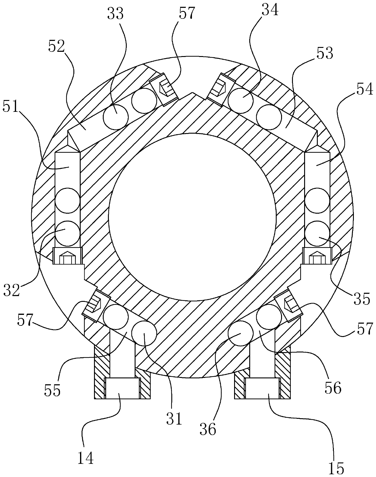 Machine cylinder structure capable of adjusting temperature of machine cylinder uniformly