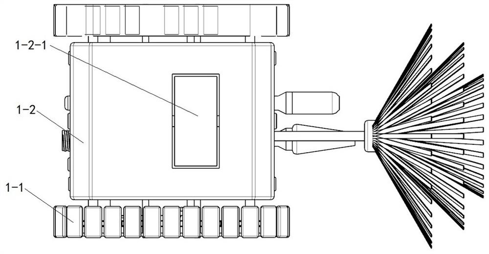 Self-adjusting pipeline cleaning robot and cleaning method