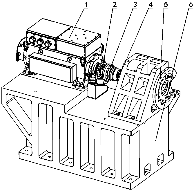 Mechanical system of high-speed test board for automobile transmission