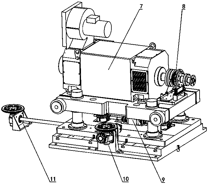 Mechanical system of high-speed test board for automobile transmission