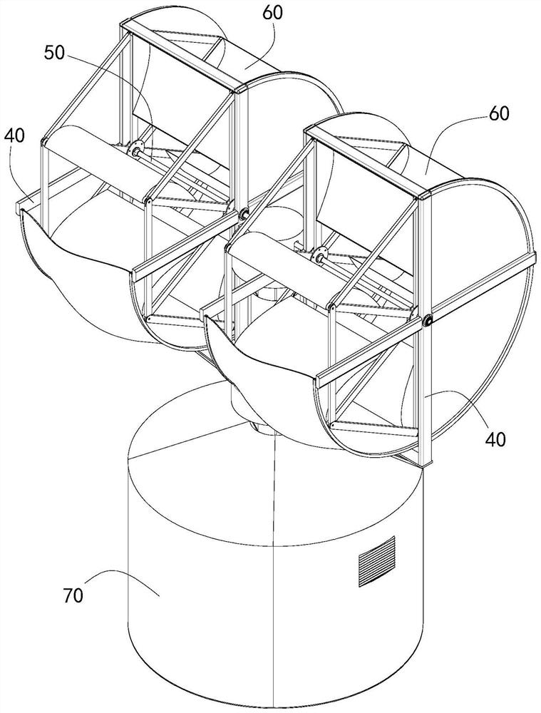 Environment-friendly efficient intelligent wind power generation system