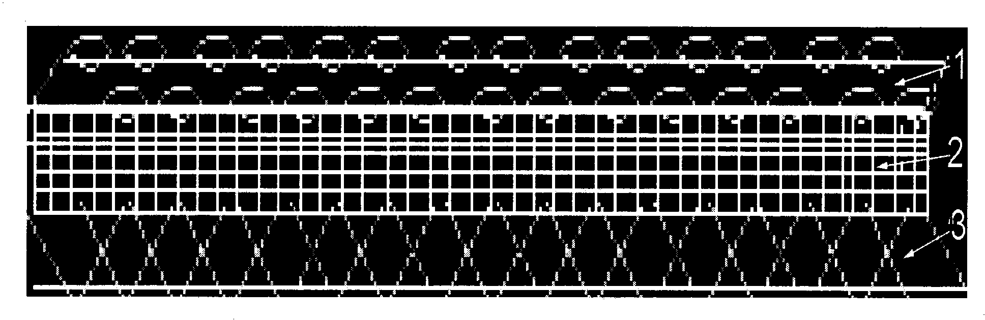 A three-dimensional patch used for nerve regeneration and epidural restoration and a preparing method thereof