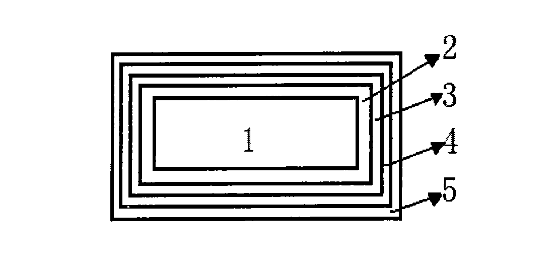 Absorbable magnesium alloy bracket of inorganic and organic antiseptic biocompatible composite coating and preparation method thereof