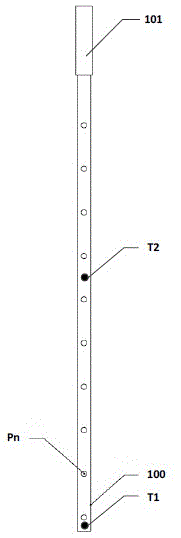 A multi-point liquid level detection circuit