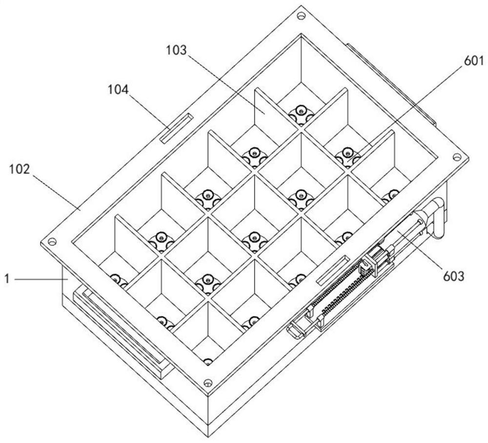 Batch carrying device for glass beakers