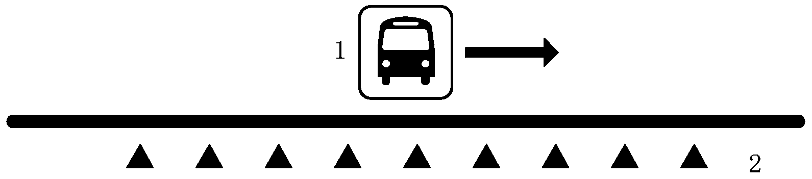 Vehicle detection method based on linear sound and vibration sensor array