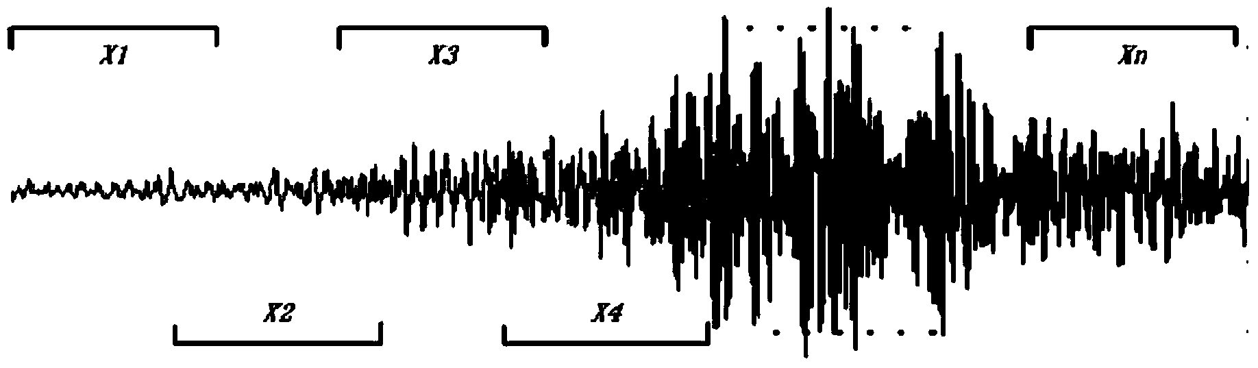 Vehicle detection method based on linear sound and vibration sensor array