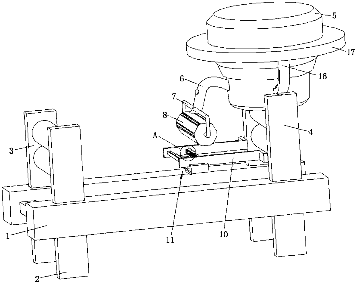 Gluing equipment for transparent adhesive tape production