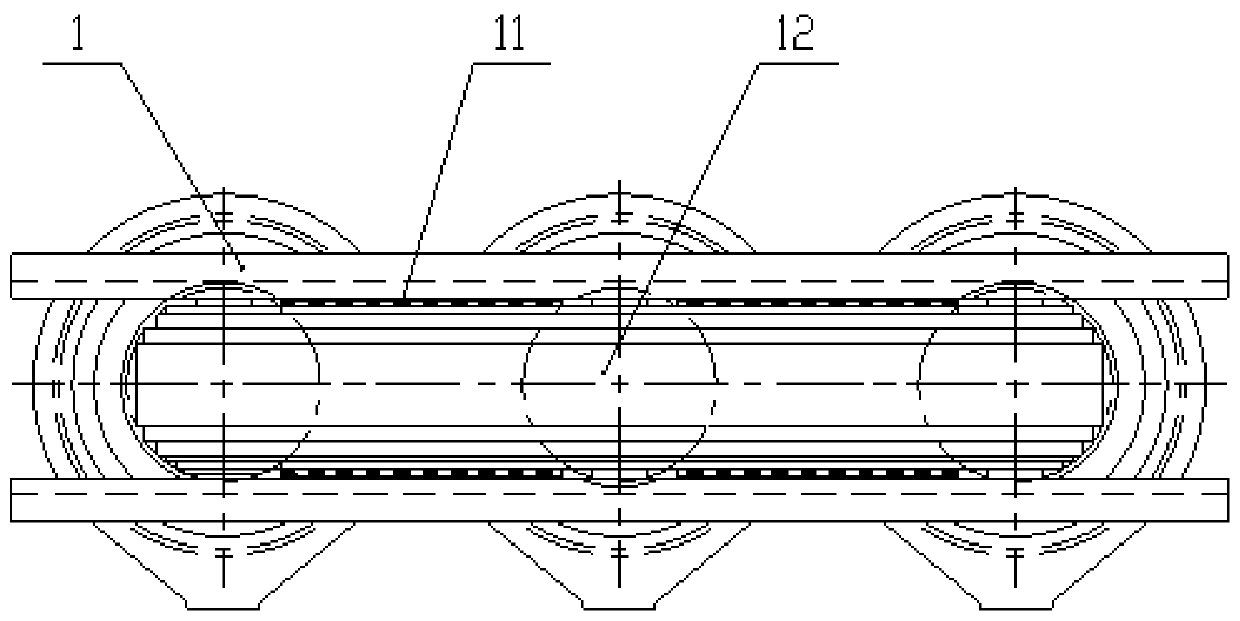 Low-noise dry-type transformer structure