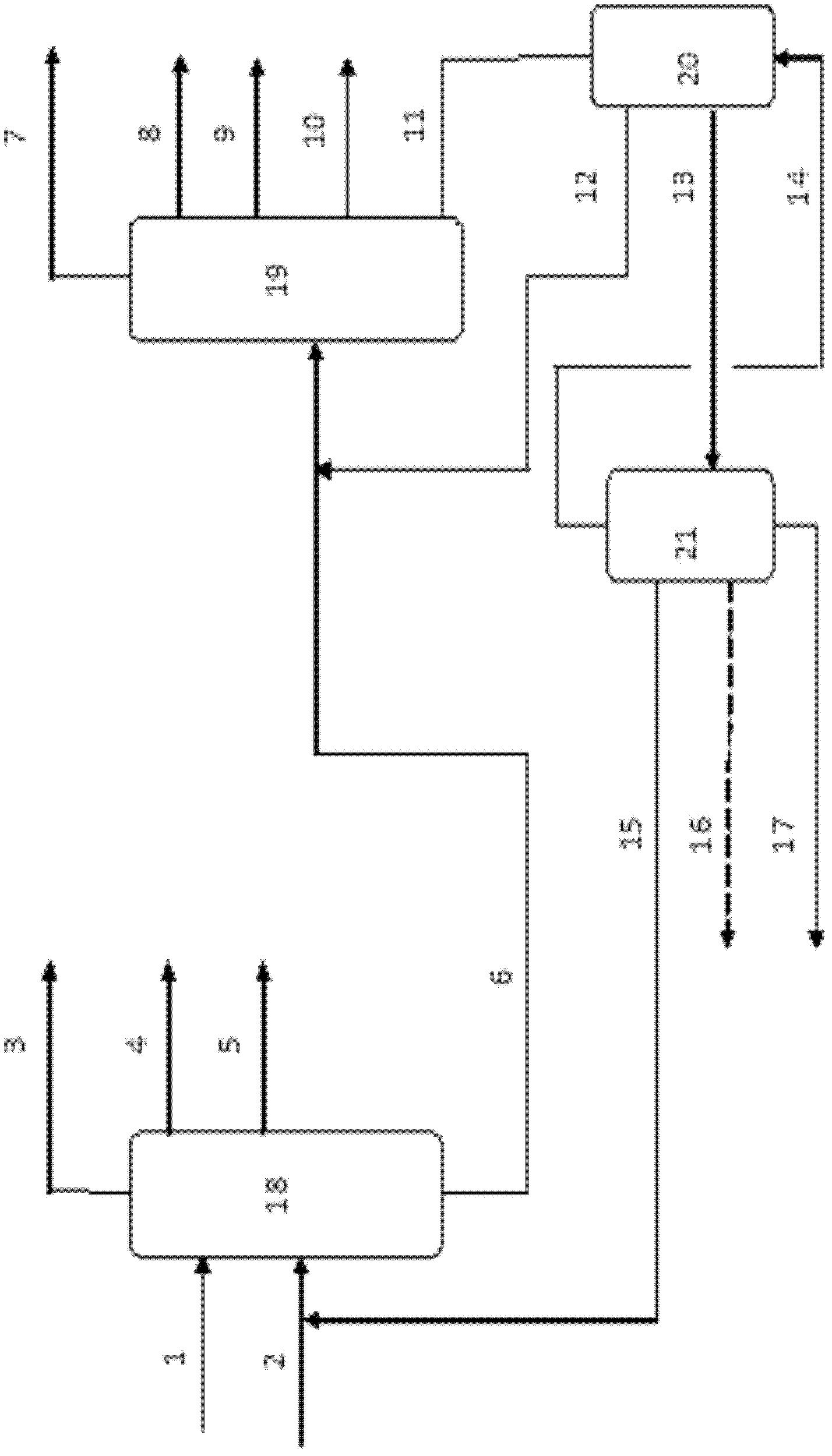 Combined process of hydrotreatment-catalytic cracking for residuum