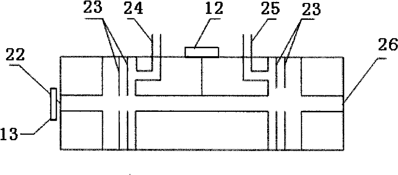 On-line monitoring method and system for gas content in transformer oil