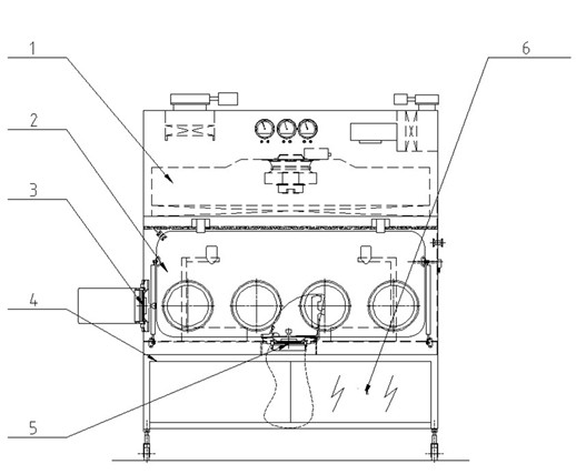 Isolator for sterility detection process