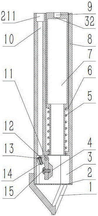 Sampling device and sampling method for accurate determination of coal seam gas content