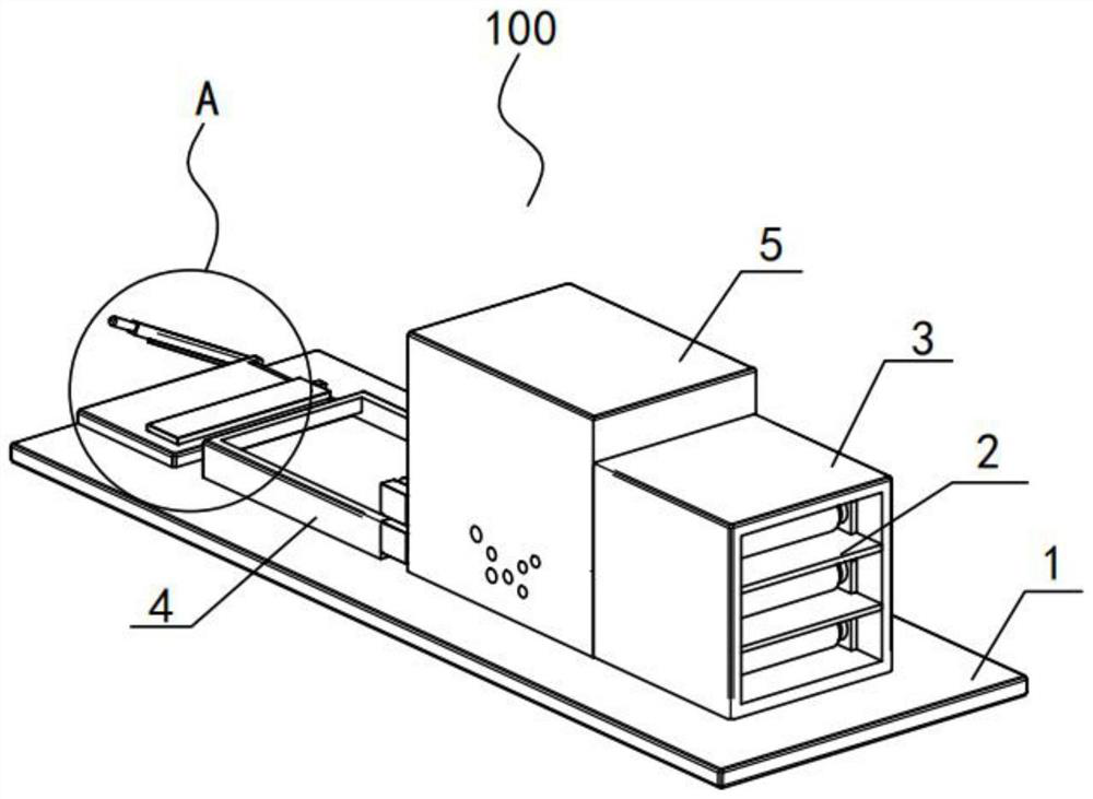 Plastic packaging device for paper product packaging