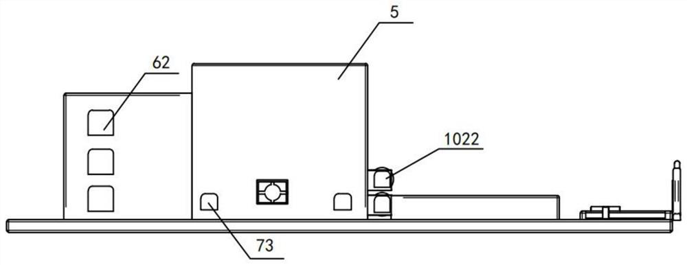 Plastic packaging device for paper product packaging