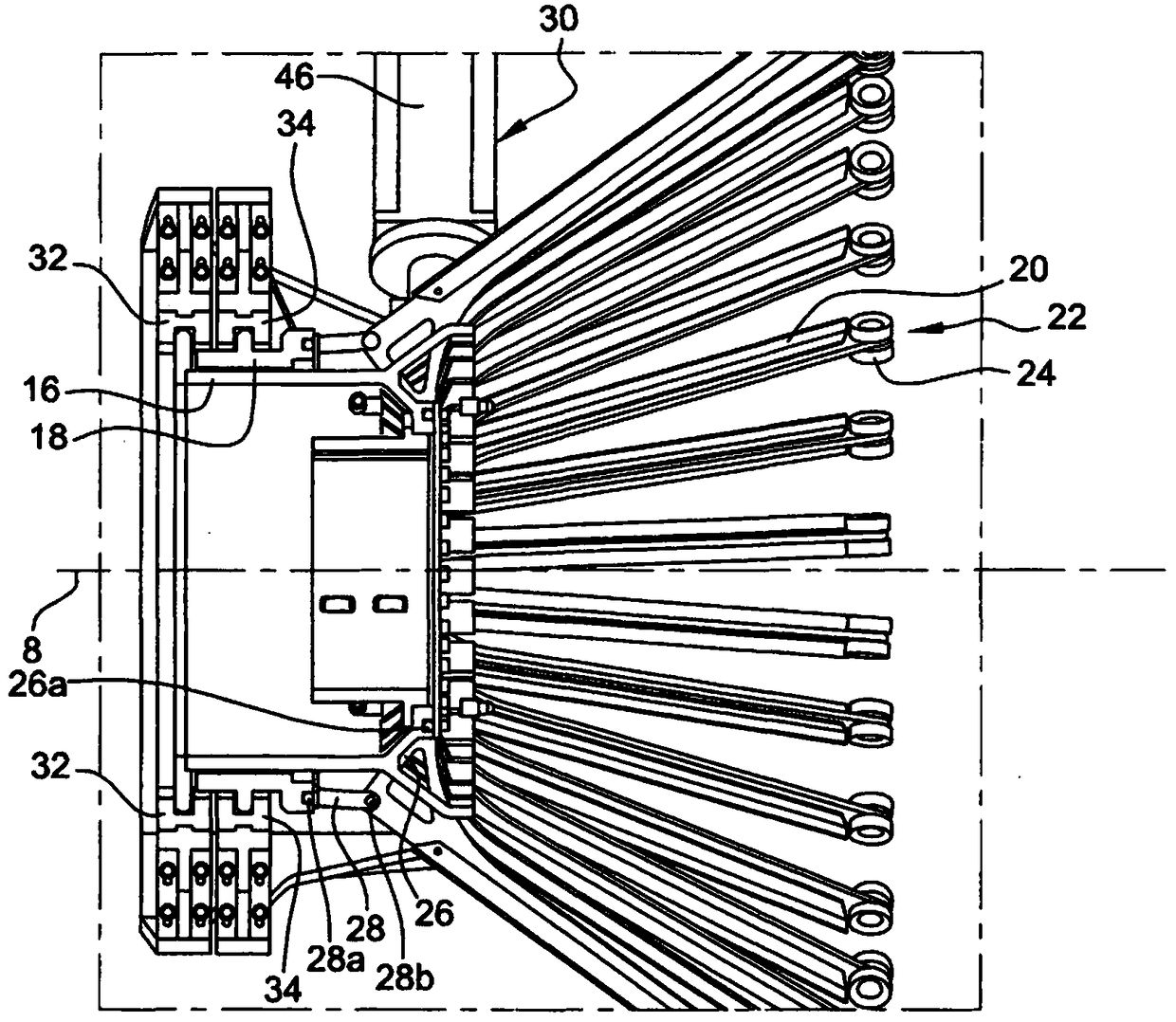 Methods for controlling a tyre blank turn-up process