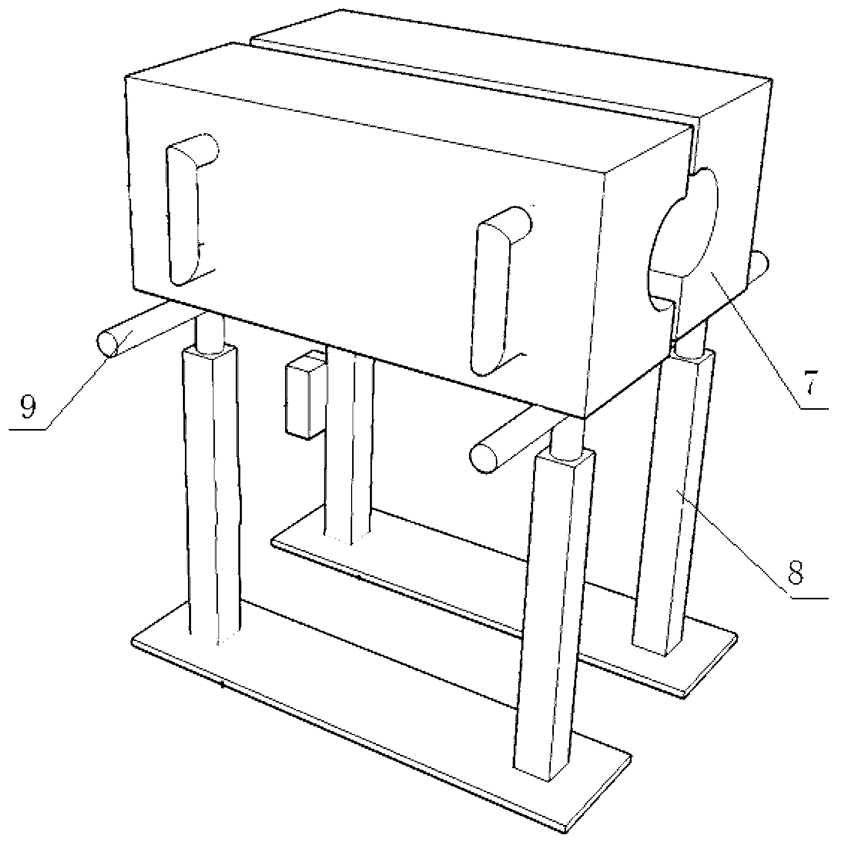 Method for preventing spiral shielding cable from integrally breaking