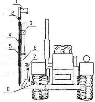 Novel grape shoot-cutting machine