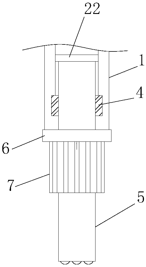 Fixing installation device of village and town river channel water processing equipment