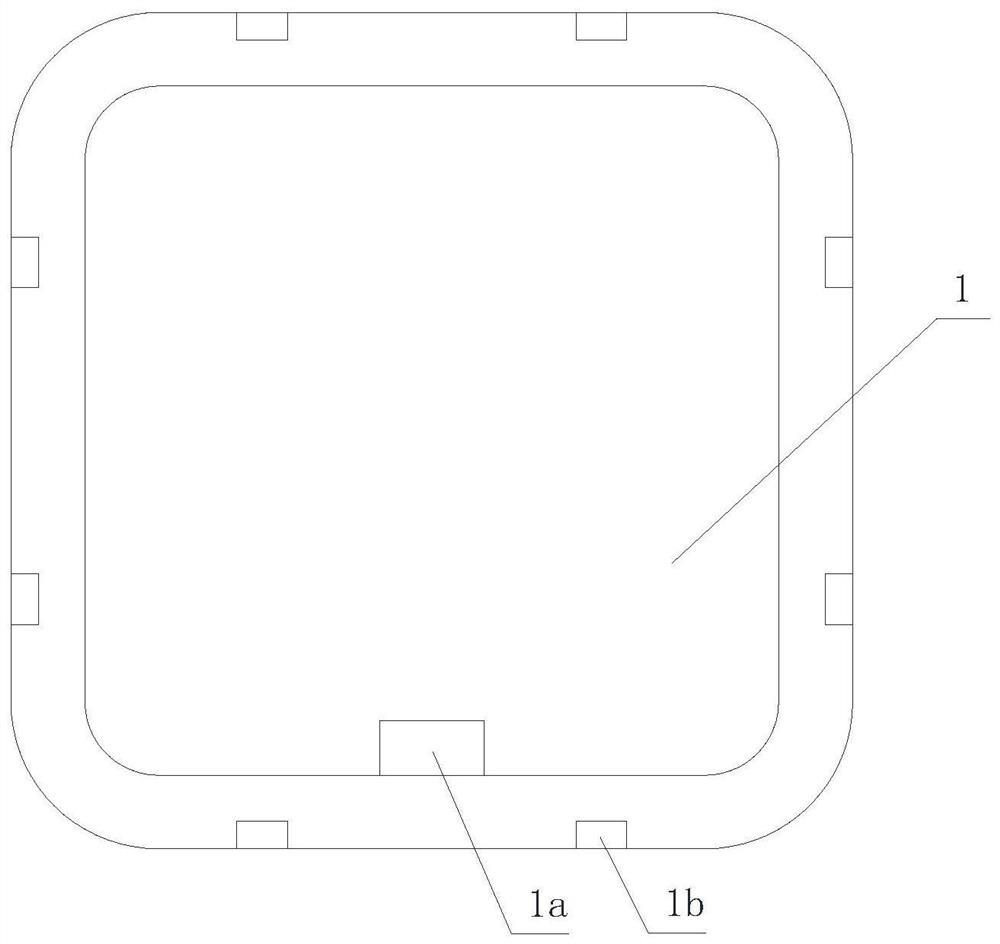 Single-driving dual-fixing seal support with anti-magnetism anti-theft function