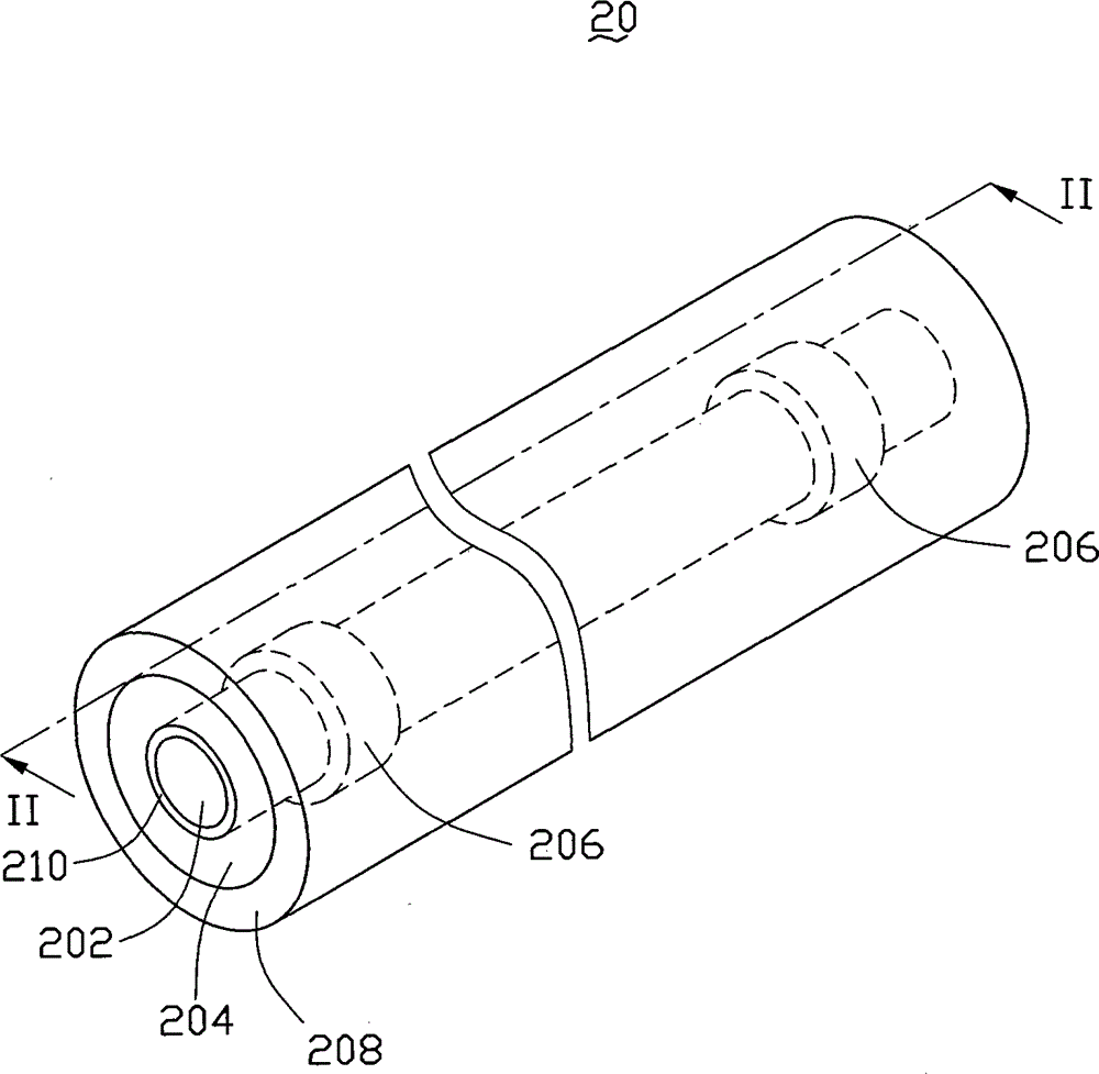 Preparation method of line heat source