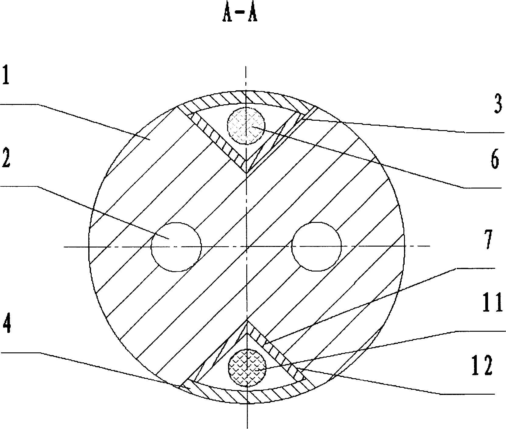 Well deflection and position gamma measuring nistrument during drilling