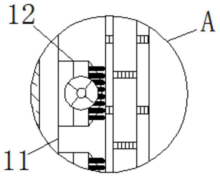 Data encryption hard disk stable work auxiliary equipment based on air convection