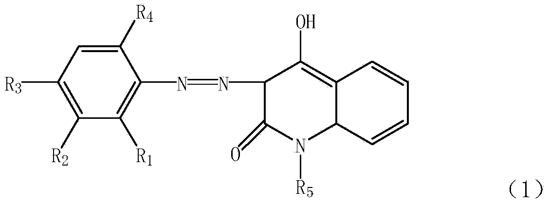 High-temperature disperse brown dye compound and preparation method thereof