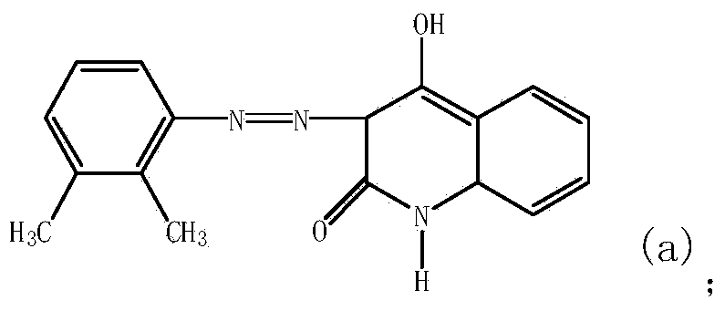 High-temperature disperse brown dye compound and preparation method thereof