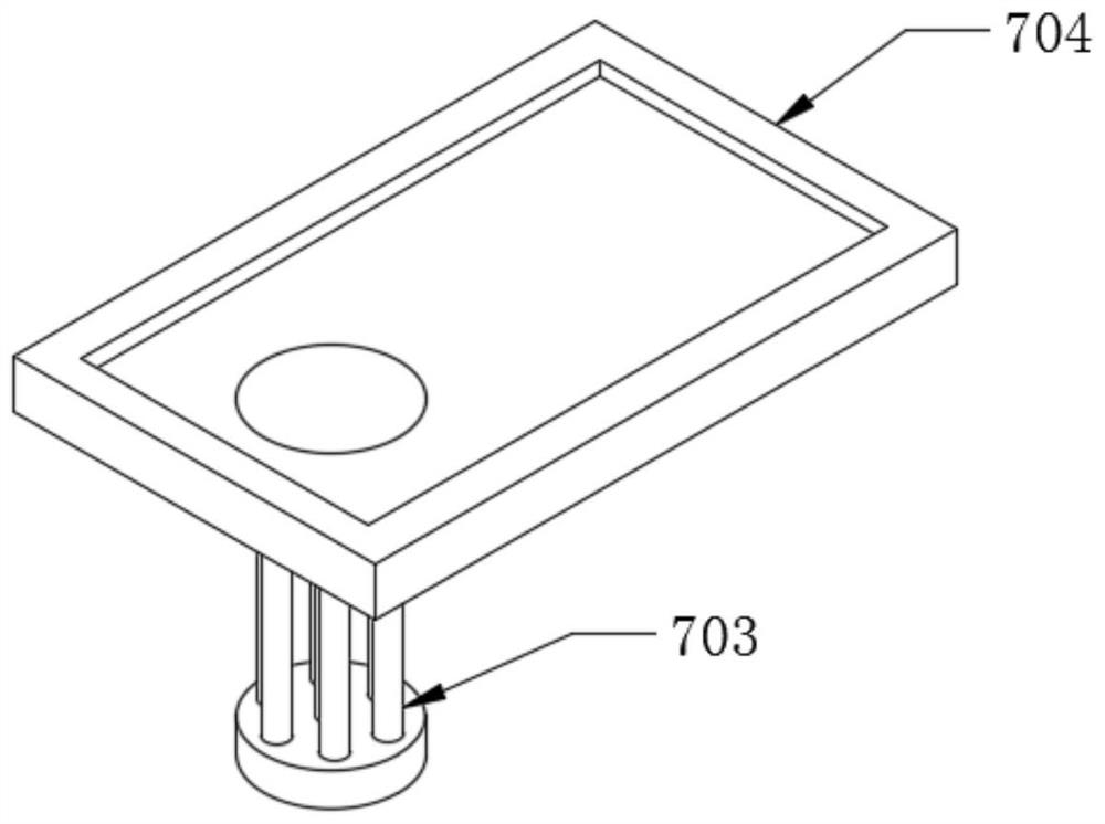 Plano-concave integrated glass panel processing device and processing method