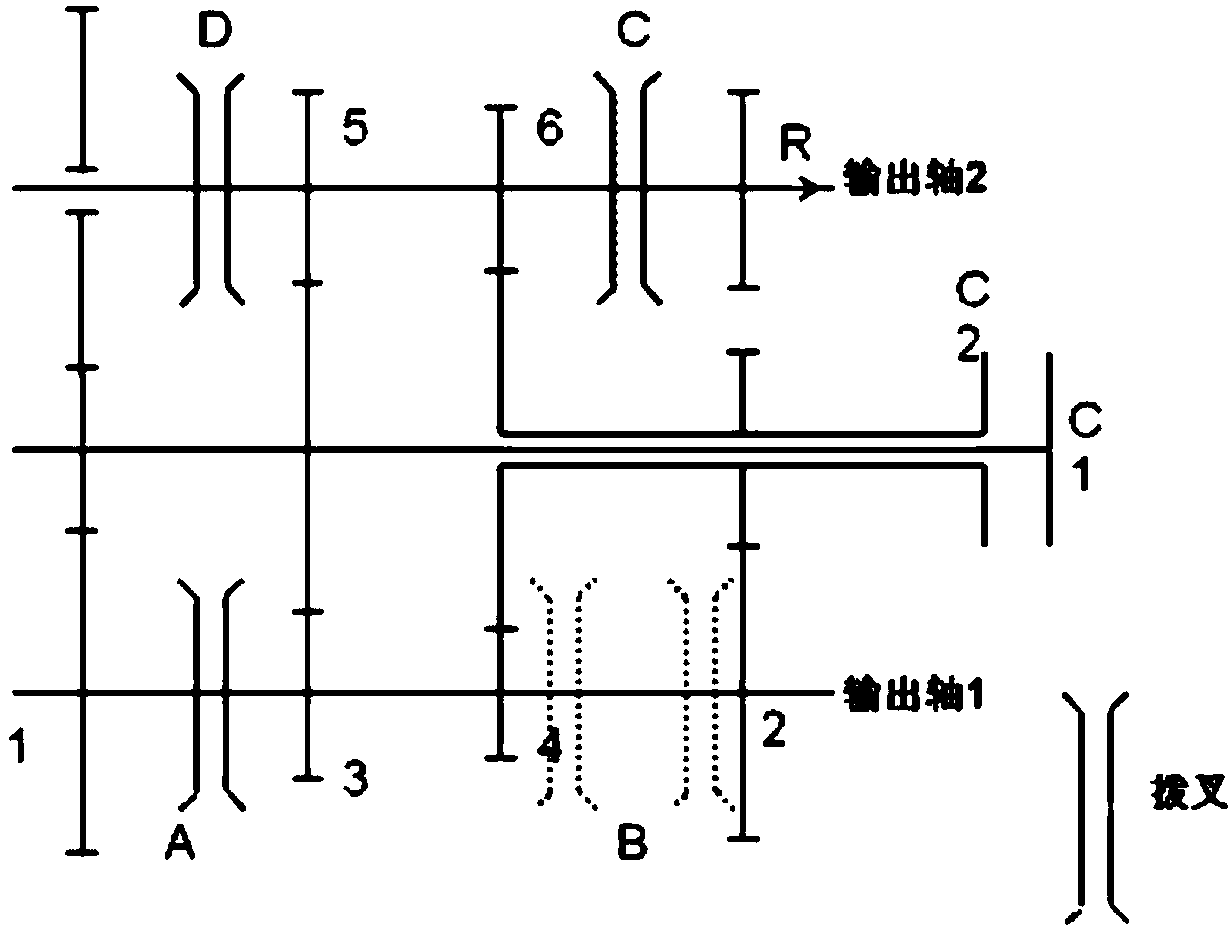 Downshift control method and device for dual clutch transmission