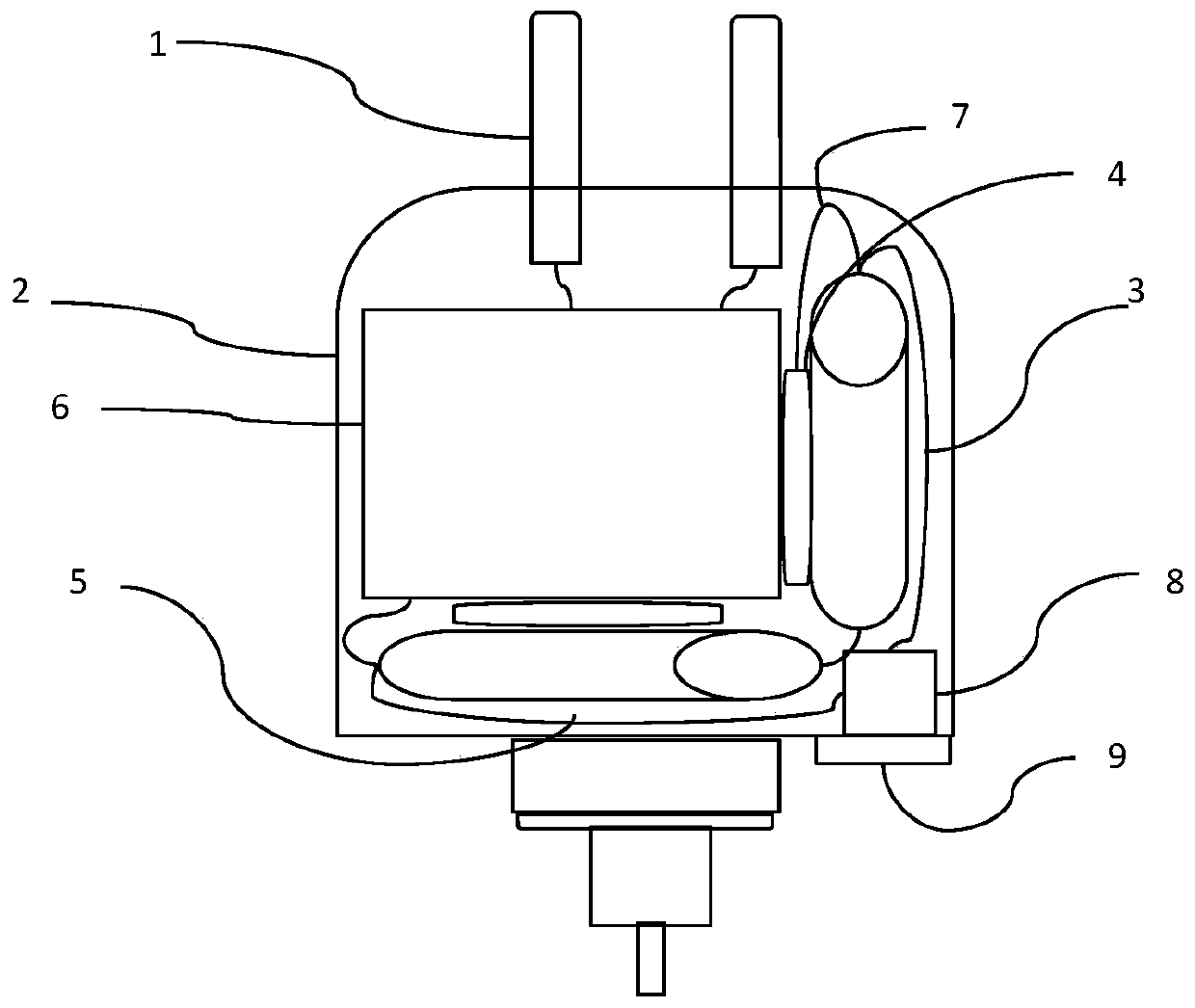 Novel charger combining rechargeable battery and traditional mobile phone charger