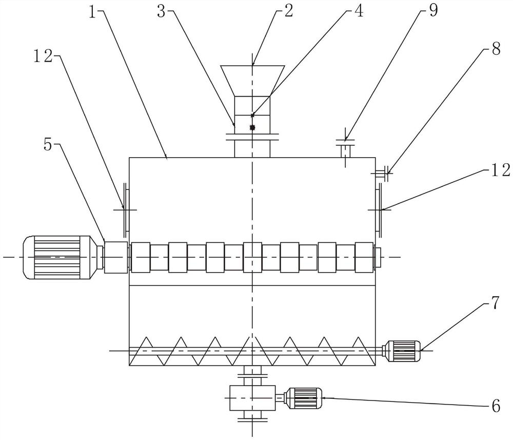 Safe waste power battery discharge-free continuous crushing equipment