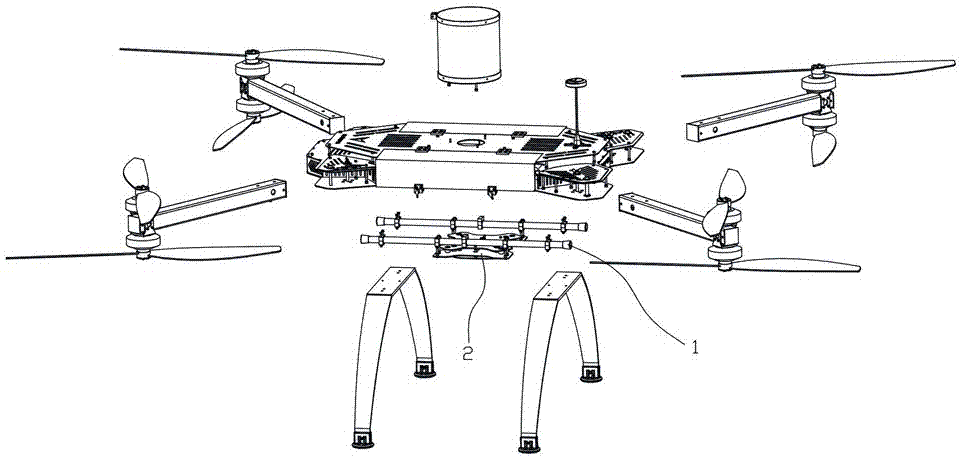 Mounting platform for drones