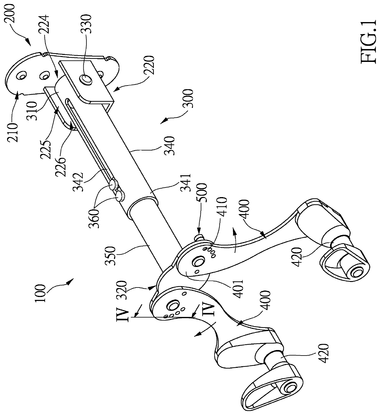 Horizontal wall-mounted bicycle rack