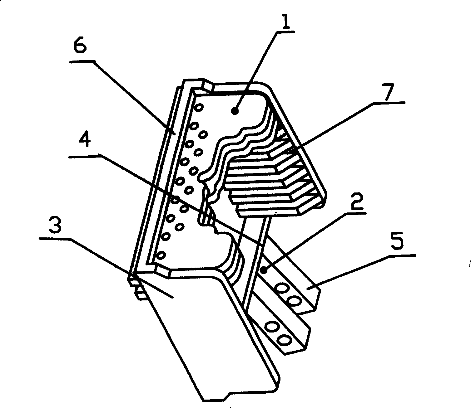 Arc-extinguishing device for load switch