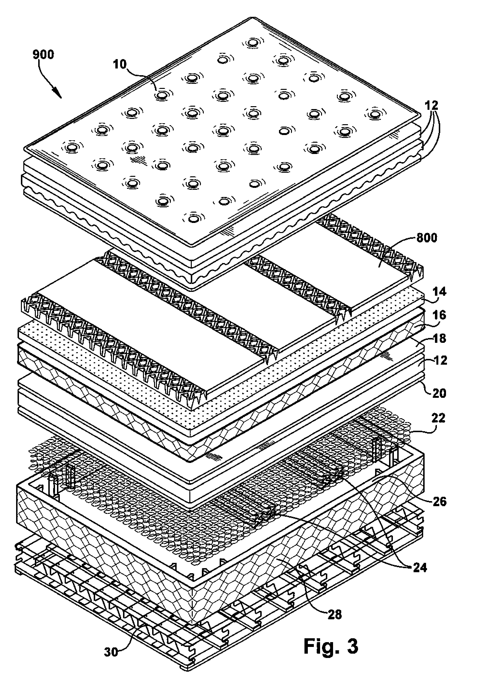 Pressure dispersion support systems