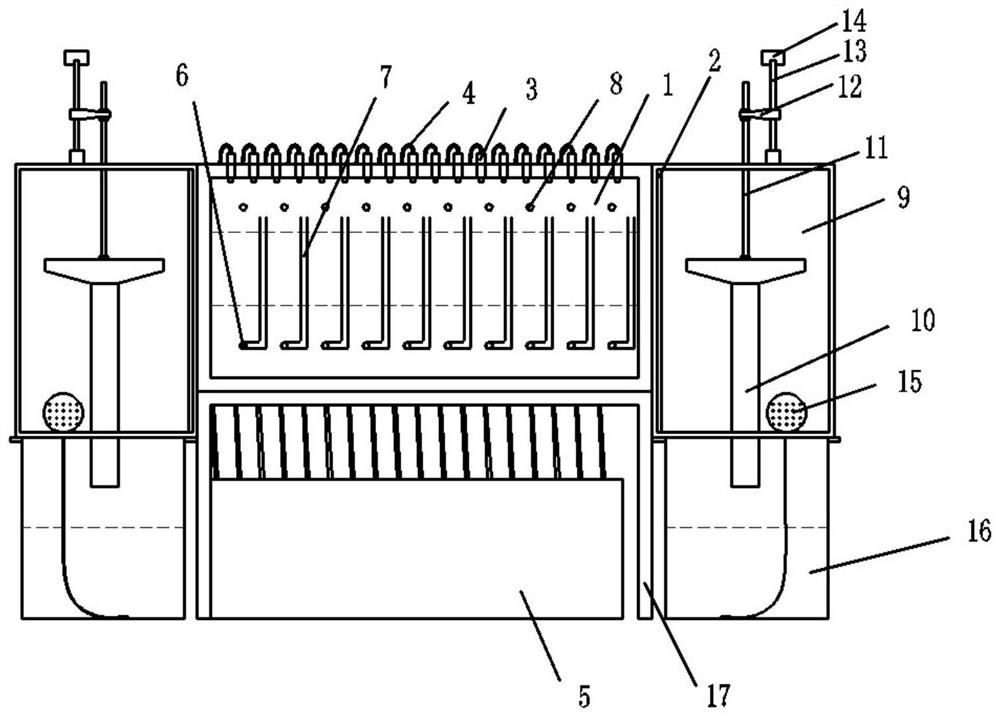 Tidal effect coupled mechanical structure of two-dimensional sea island water and salt migration simulation device