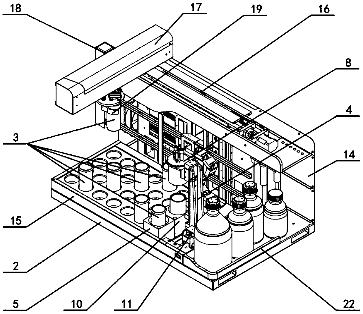 Full automatic titrimeter applied to volumetric method titration and working method thereof