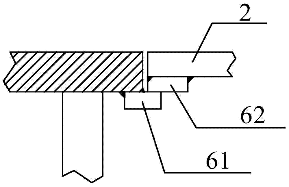 Bilge well for ship