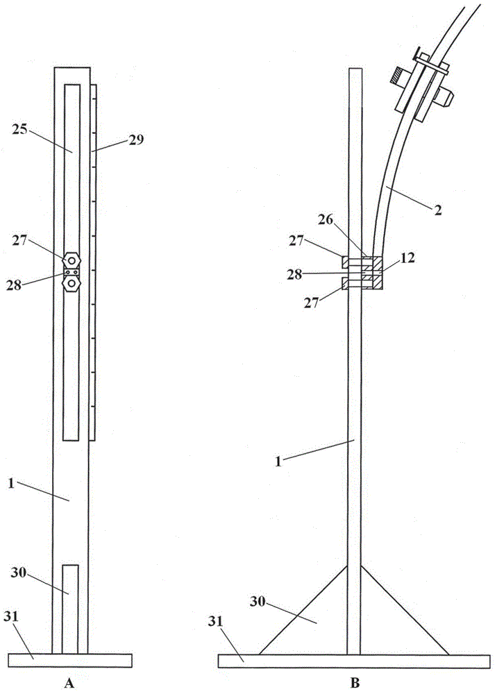 Combustible gas explosion venting harm effect testing device and analytical method