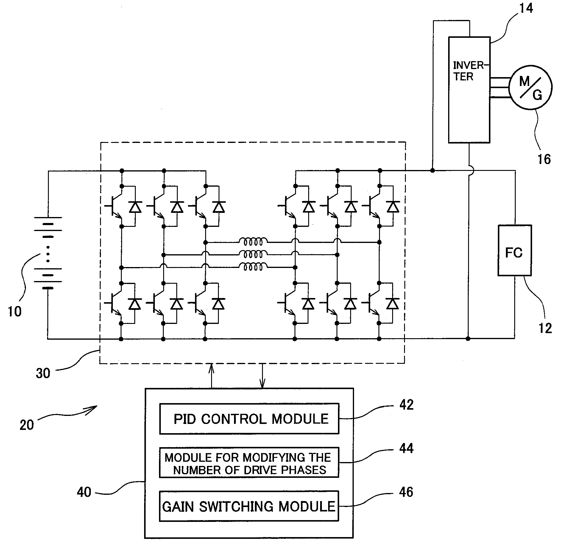 Converter control device