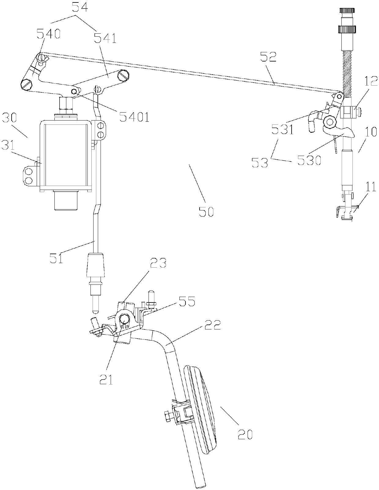 Presser foot mechanism and sewing machine with same