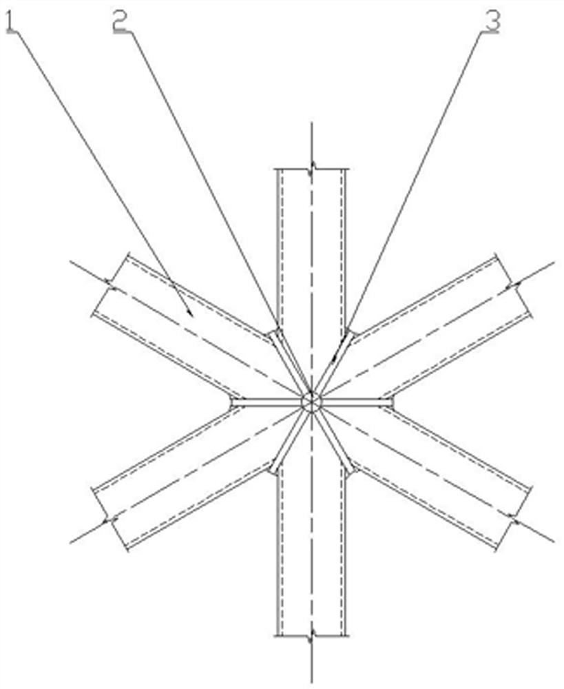 Manufacturing method of novel multi-manifold joint with isosceles triangle-shaped section