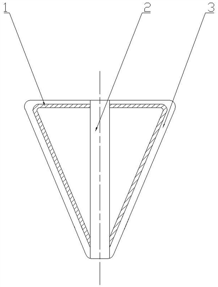 Manufacturing method of novel multi-manifold joint with isosceles triangle-shaped section