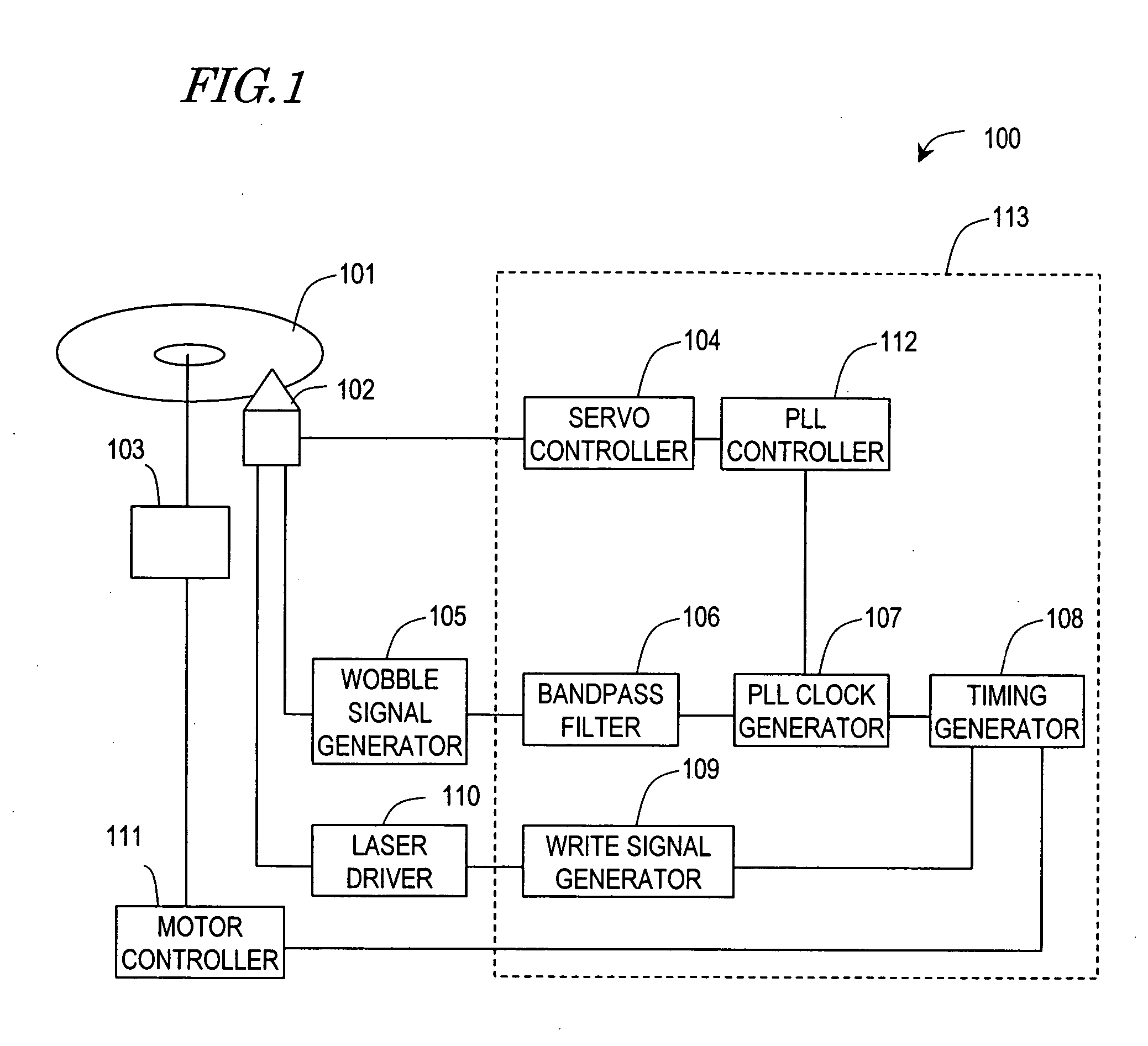 PLL clock generator, optical disc drive and method for controlling PLL clock generator