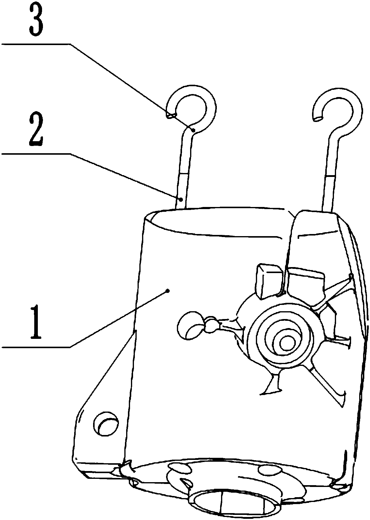 Hoisting tool capable of facilitating mounting and preventing damage of sand core